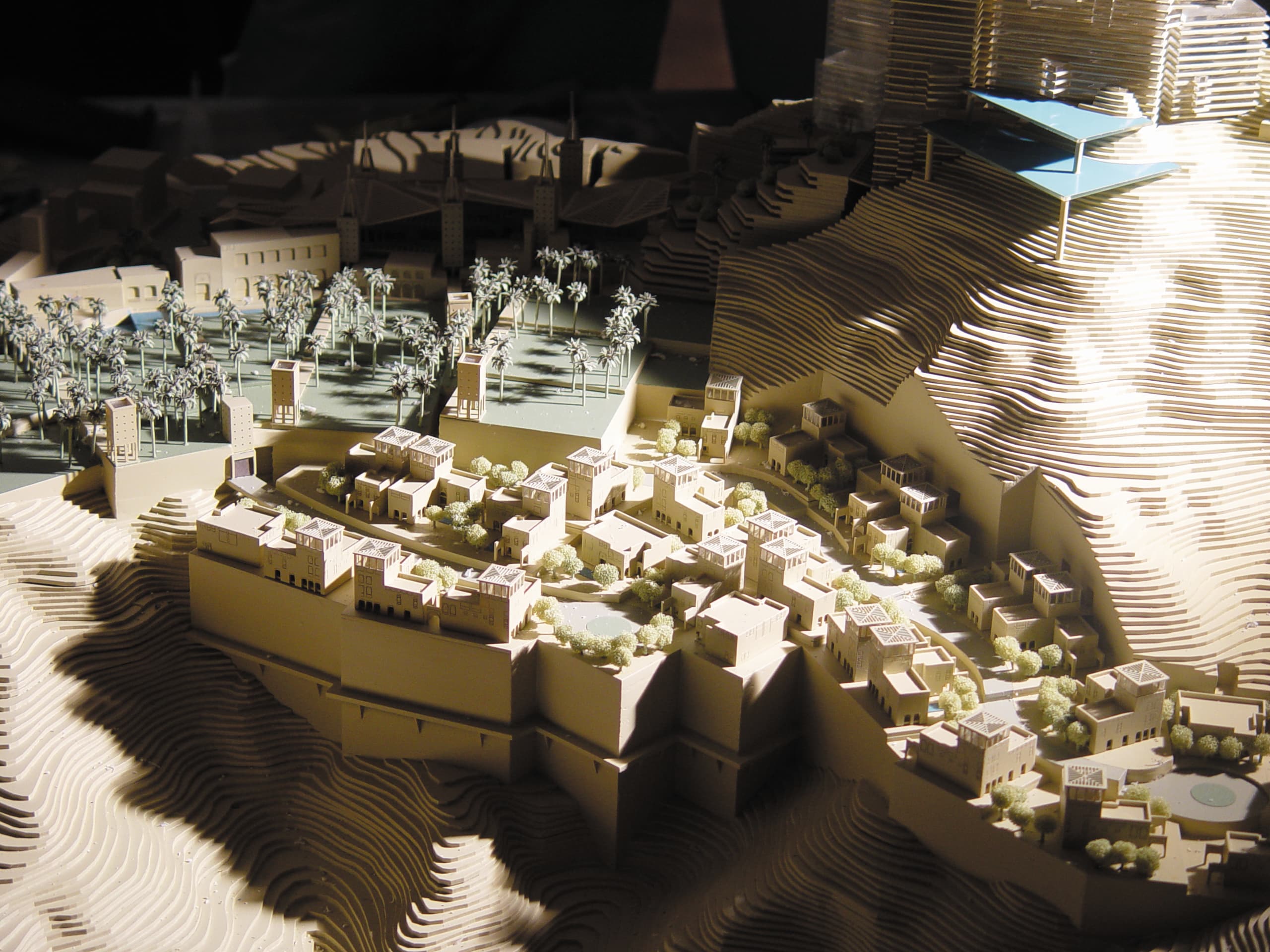 Terrain contour model